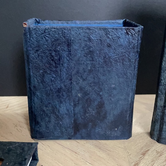 New Unused Crushed Gemstone Stationary Office Set gift Notepad Address Book - Picture 4 of 16